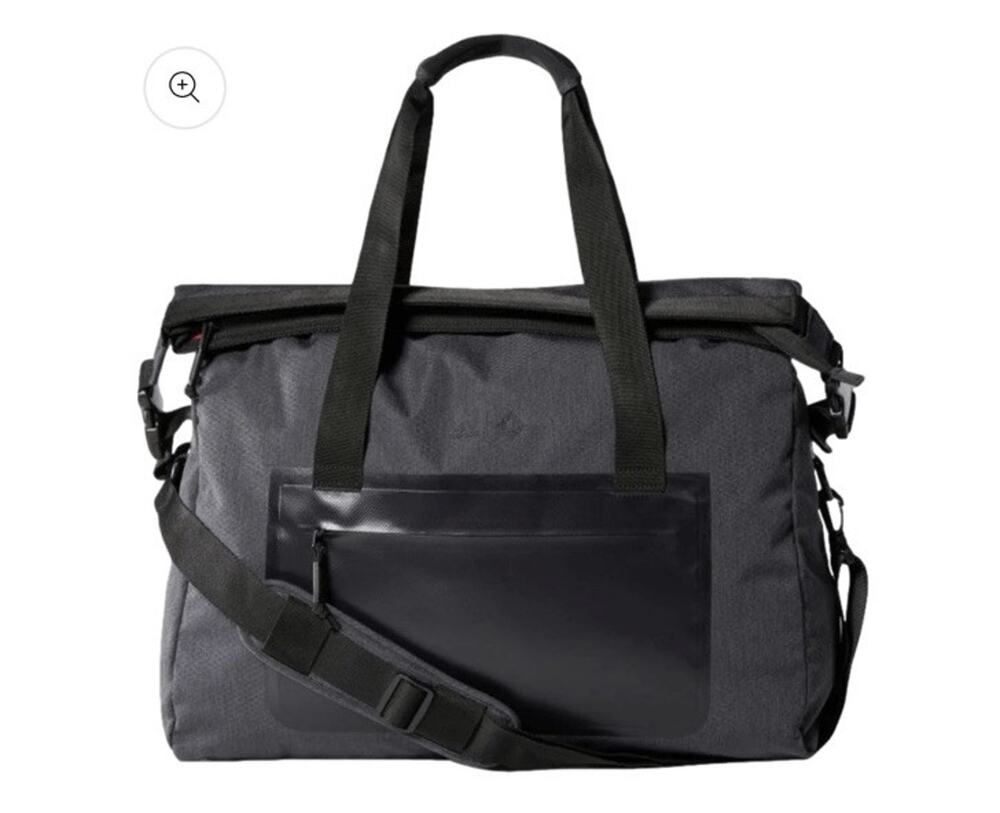 Adidas Wanderlust Team Bag Roll Down Tote Bag Dark Grey Weekend Bag